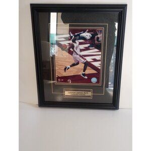 La Brone James Cavilers Dunk Shot #23 Framed  Photo
